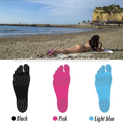 Barefoot Beach Invisible Shoes, Portable Foot Stickers Men & Women General Waterproof Non-Slip