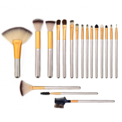 High quality 15 pieces brushes personalized makeup brushes set with bag