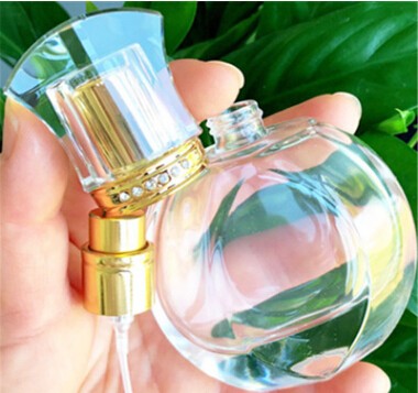 50ml fabcy crystal perfume bottle with pump spray