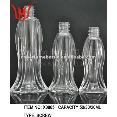 100ml ,50 ml ,30ml glass bottle perfume ,clear glass bottle