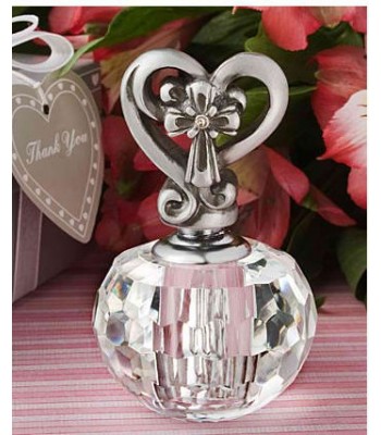 Beautiful crystal perfume bottle wedding favor for gift